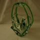 Crystal ashtray bowl in Murano style