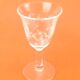 1970s 6 engraved "Tulip" glasses
