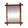 Small mirror in antique bamboo.
