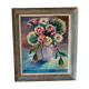 Painting old still life flowers