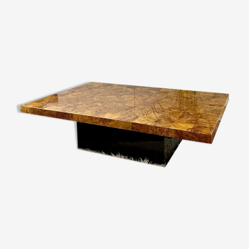 Table basse design style loupe d’orme