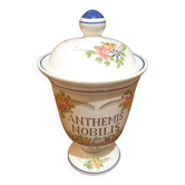 Pot apothicaire anthemis nobilis faience st clément