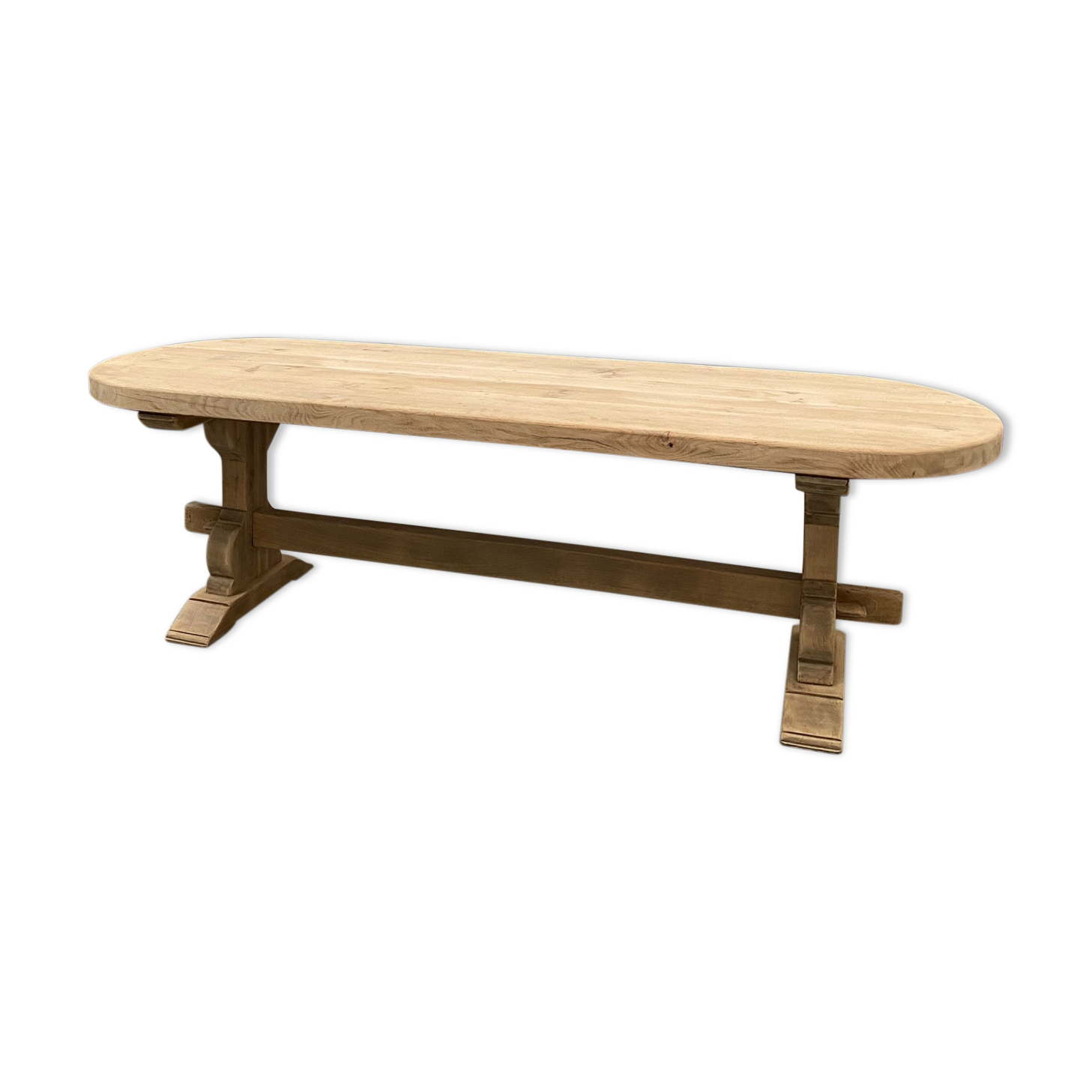 Table de monastère pieds patinés