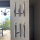 Pair of double wall lamps from Sciolari Italy 1960