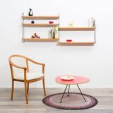 Étagère string en teck. Années 60