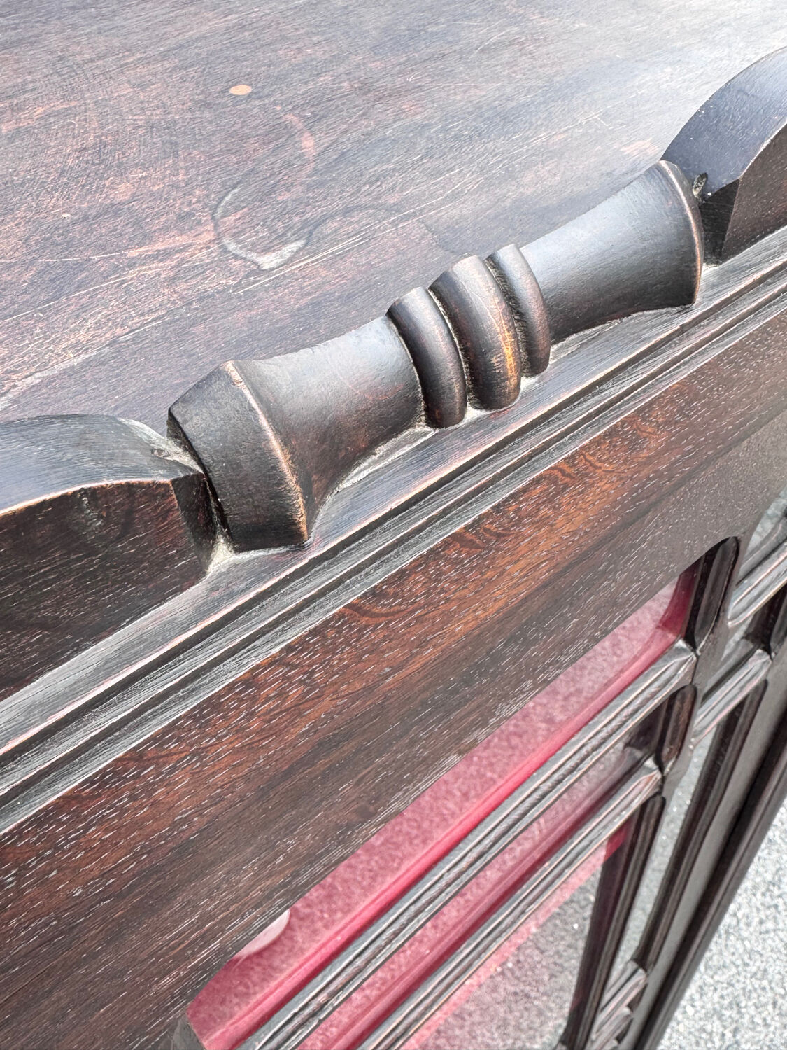 Parisian wardrobe, glass door