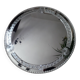 Large old round mirror finely decorated