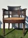 Napoleon III office chair in solid wood