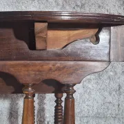 Table de couture victorienne anglaise à abattants, XIXe siècle