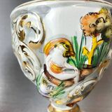 Paire de lampes de table en porcelaine portugaise limitée et numérotée par Alconaca