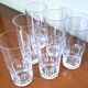 6 verres en cristal