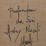 Oil painting on canvas "Evening Depth" by Adry Novoli