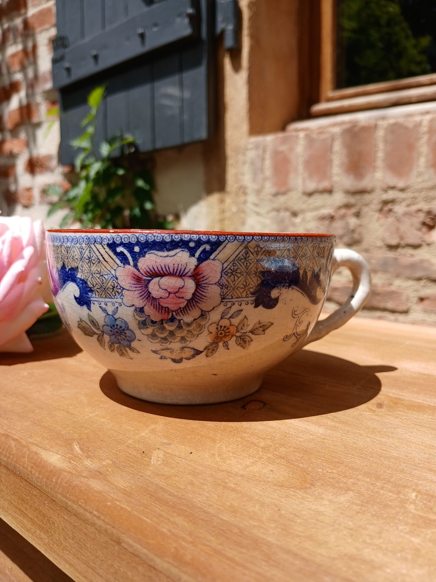 Antique ironstone cup