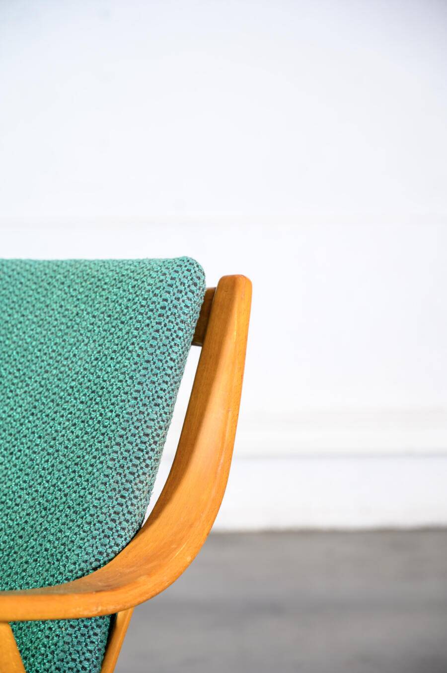Vintage fan back armchair