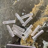 Set of twelve crystal knife holders 24% with vintage lead