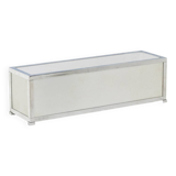 Brushed aluminum and metal planter. 1970s.