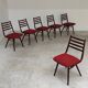 Lot de 6 chaises Jitona Sobeslav , Tchécoslovaquie 1960