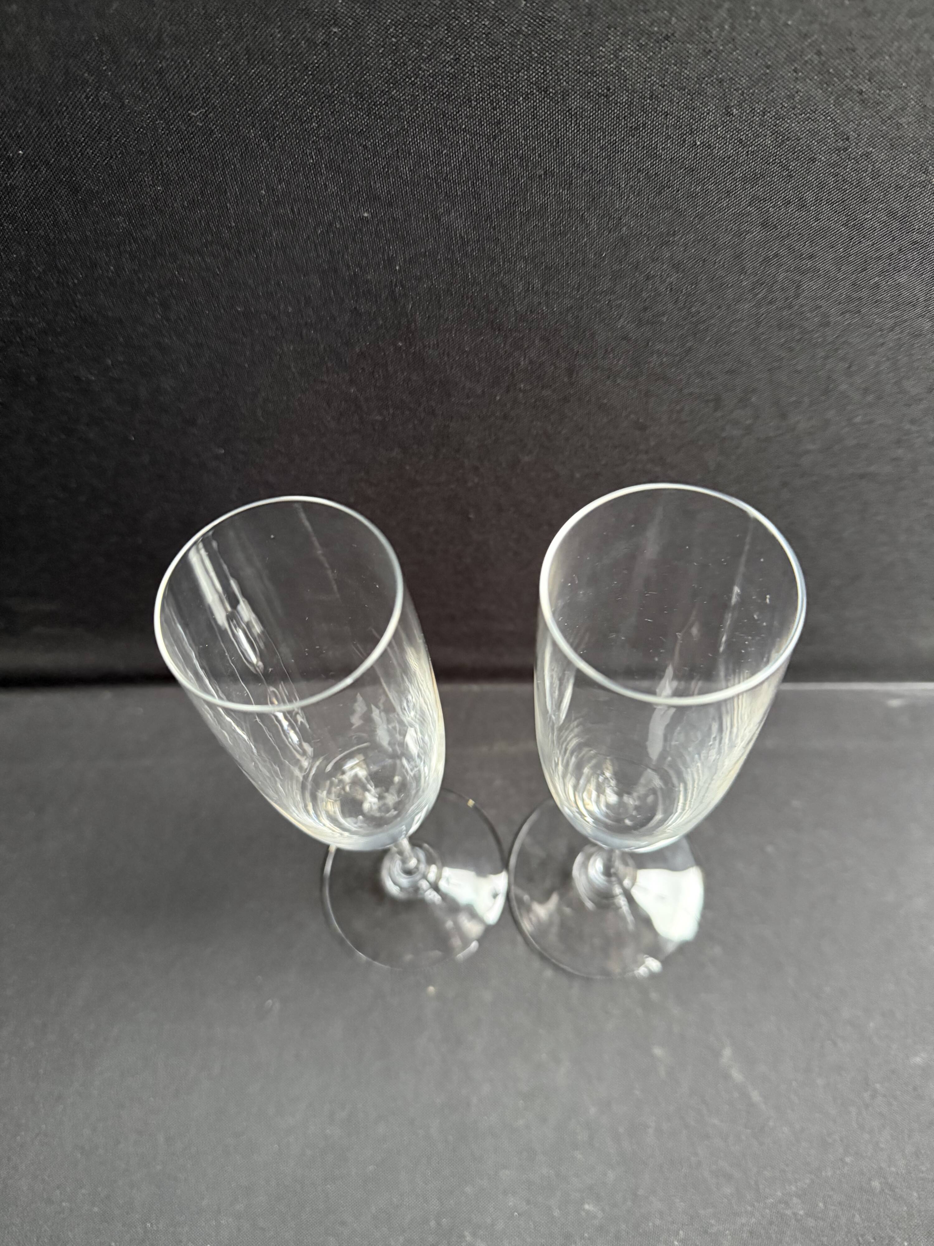 Paire de flûtes à champagne – Baccarat Perfection