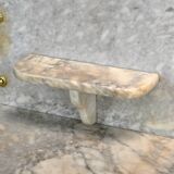 Antique brass and marble washbasin, circa 1880