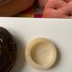 Round stone ashtray