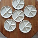 Fondue plates Le Creuset