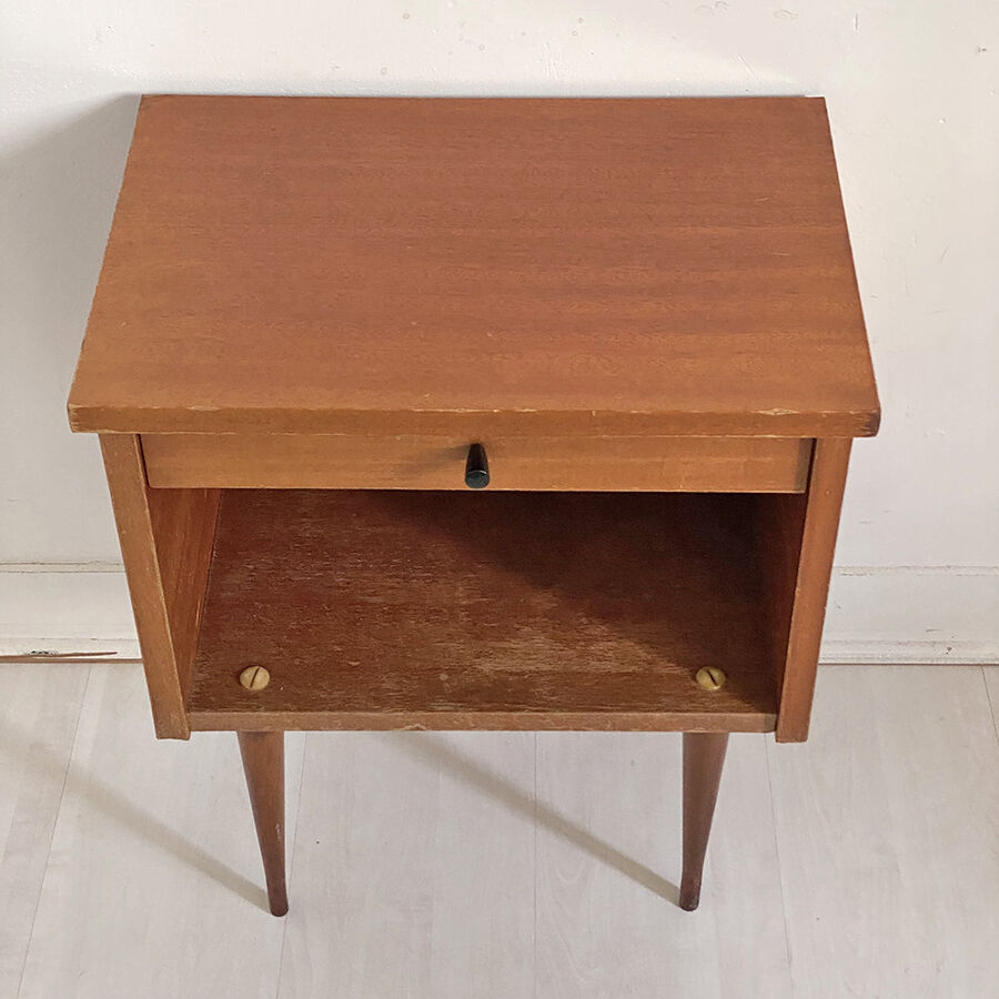 60's bedside table