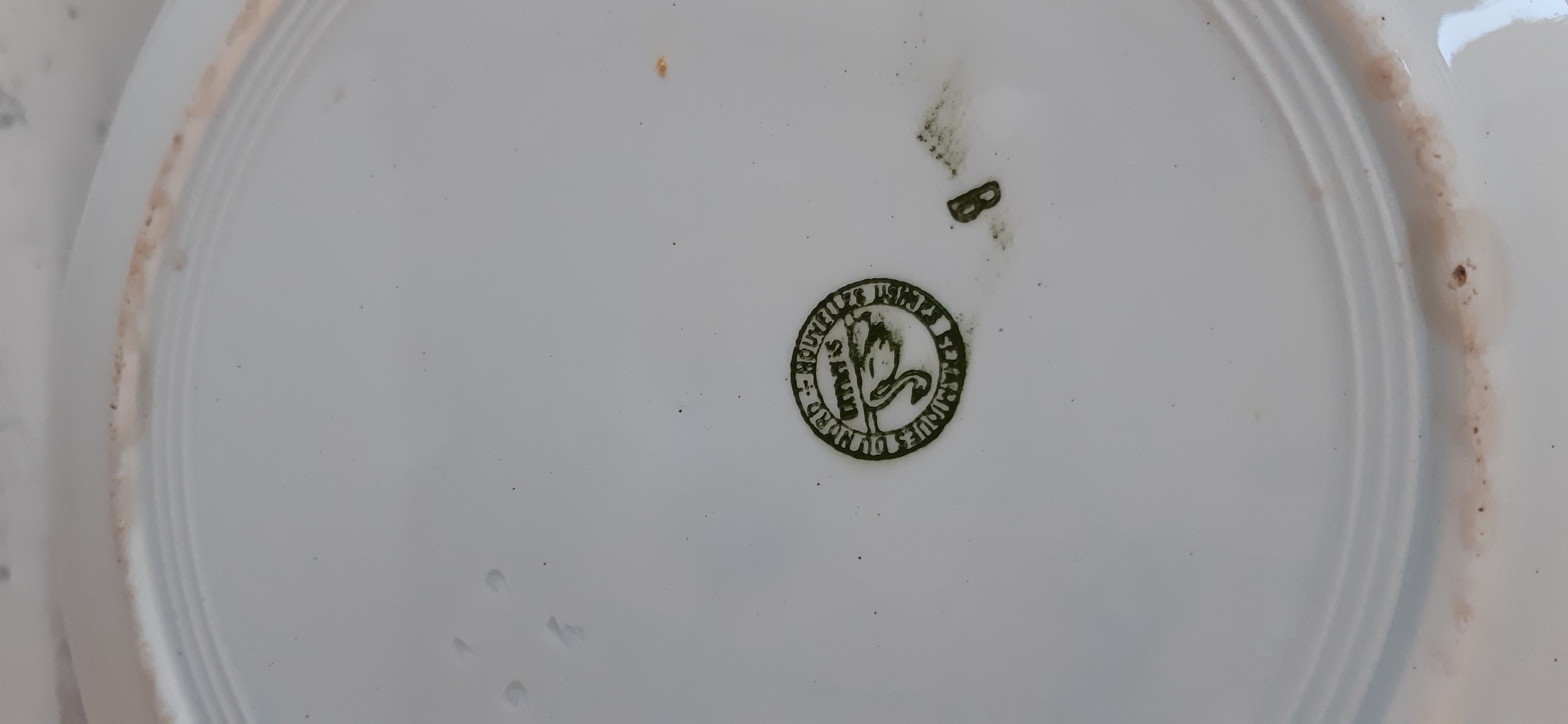 Hollow dish Saint-Amand XIXth