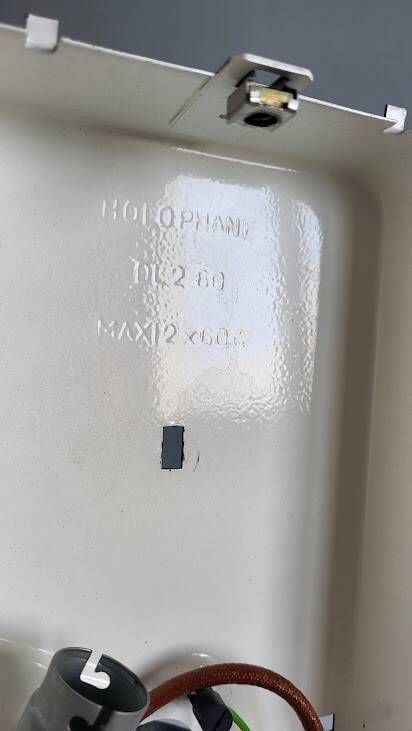 Holophane ceiling light