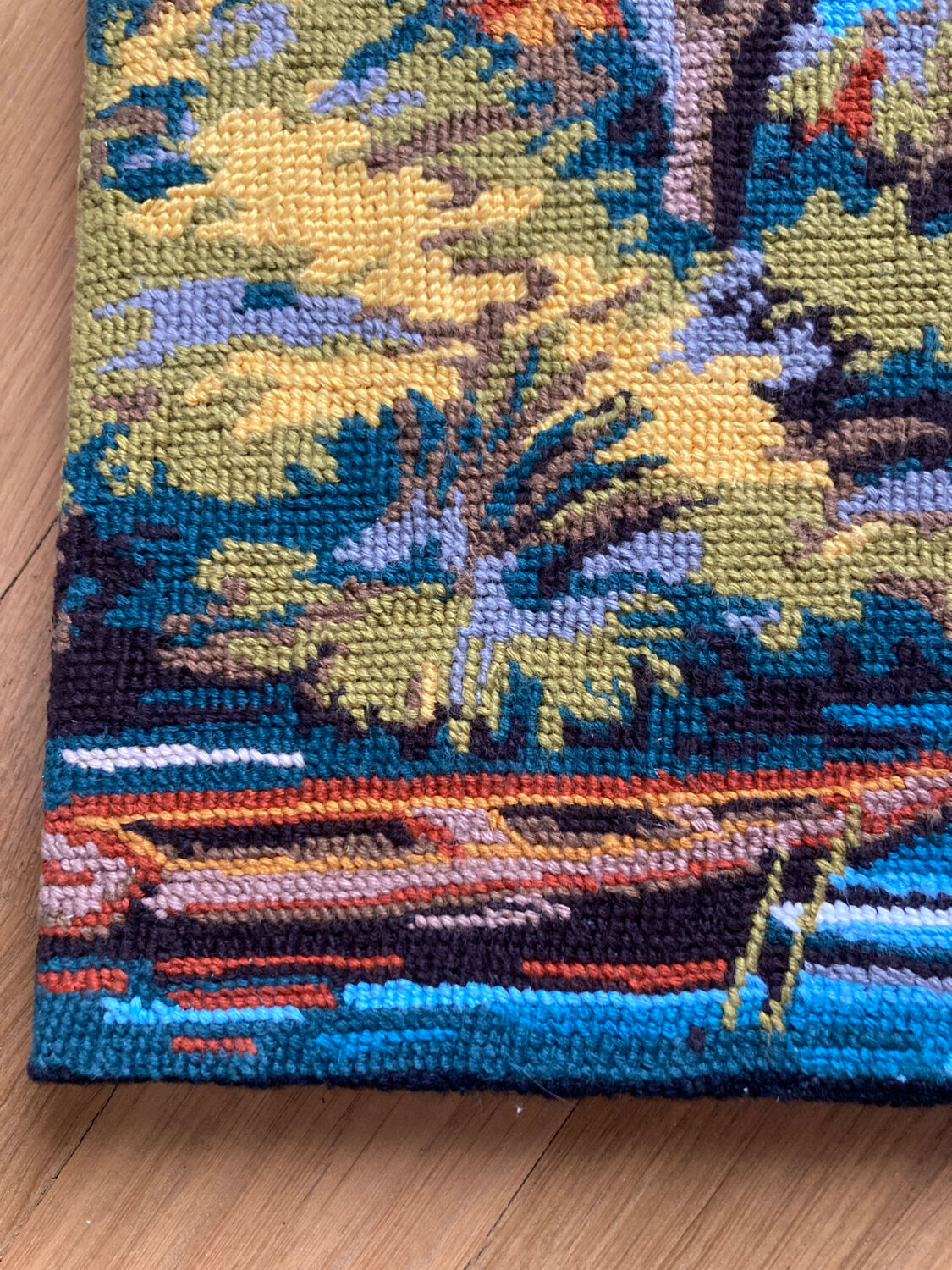 Vintage canvas tapestry