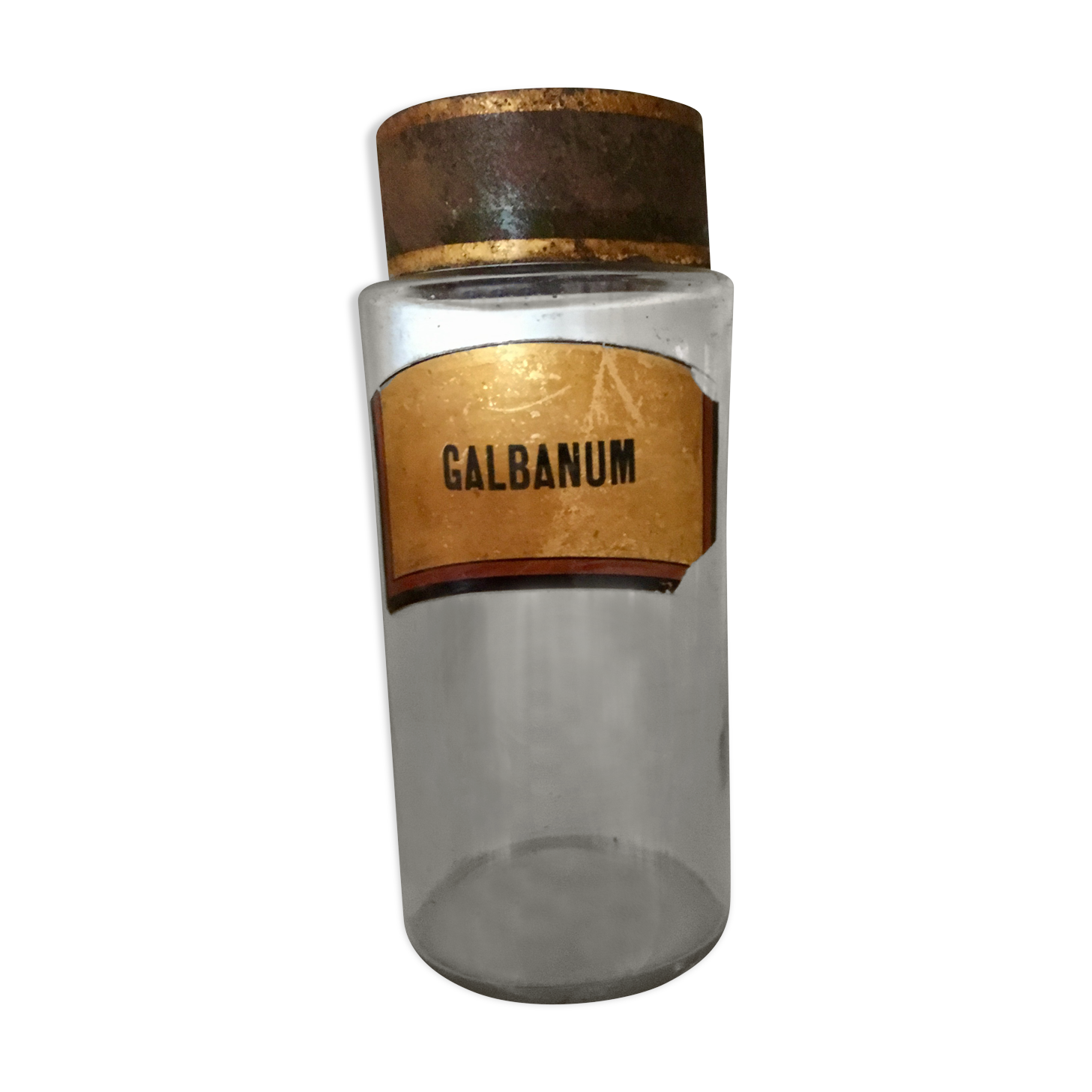 Galbanum pharmacy bottle