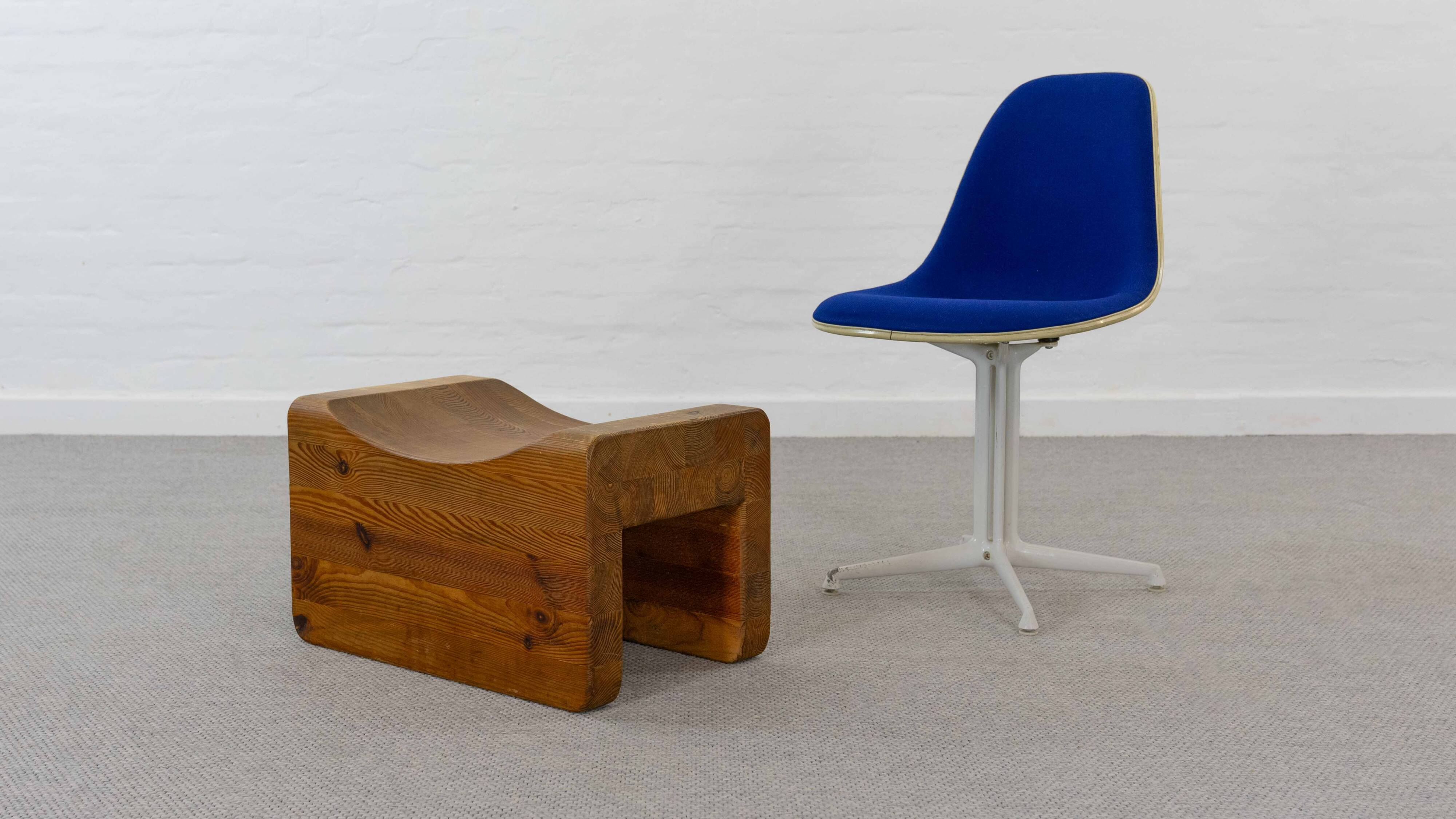 Palle Stool in Pine, Sweden, 70s