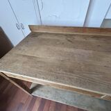 Raw wood workbench