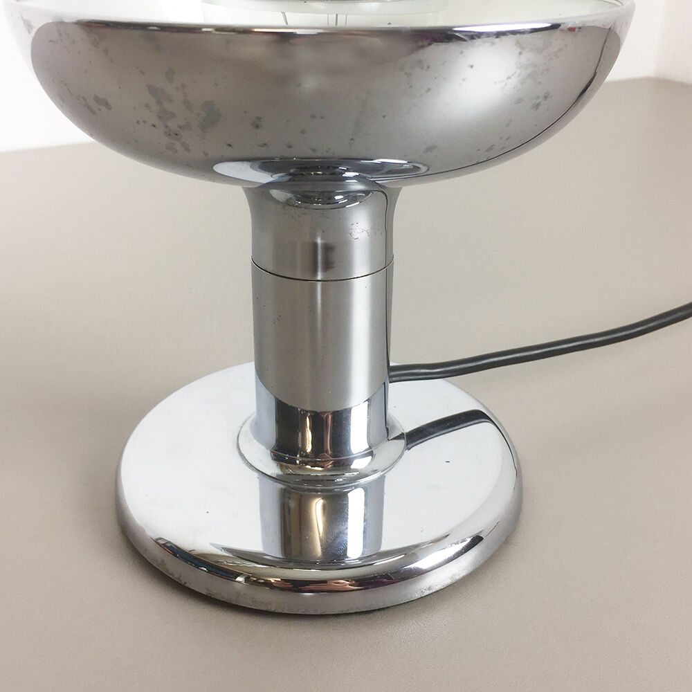 Original modernist 1970s chrome Table light lamp de table made by COSACK, Germany