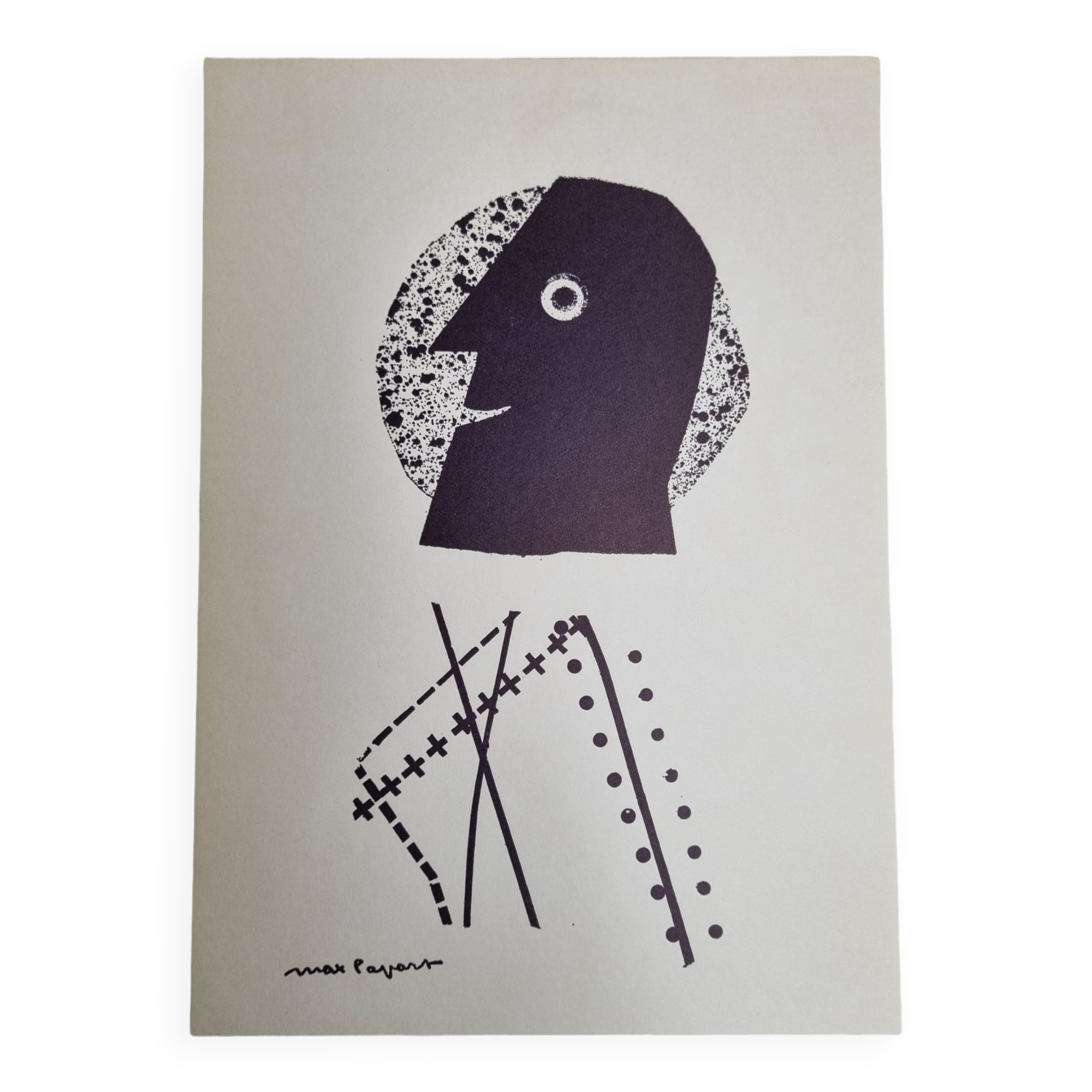 Print after Max Papart, untitled, 1973