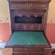 Antique secretary in flamed walnut, Louis-Philippe period.