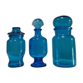 Pharmacy jars, apothecary bottles