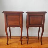 Pair of stylish bedside tables