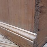 Coffre malle 118x56x54cm ancien en sapin