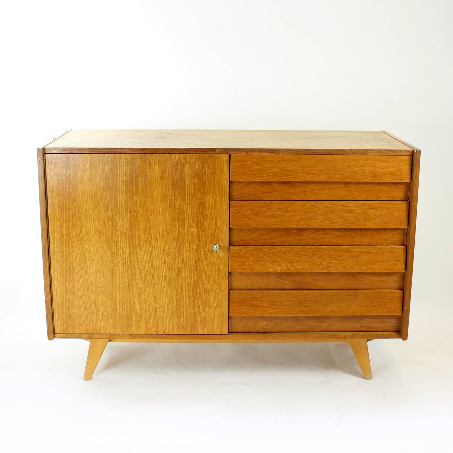 Tall Sideboard U 459 By Jiri Jiroutek For Interier Praha, 1960s