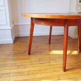 Scandinavian table with Pastoe teak extension