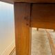 Solid oak dining farm table to eat 1950 220x77x75cm