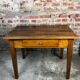 1900s walnut farmhouse/desk table