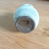 Enamelled stoneware vase Turgis artisanal pottery in Noron La Poterie