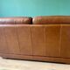 Two-seater leather sofa