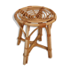 Spiral rattan stool
