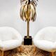 Vintage brass palm tree floor lamp Maison Jansen