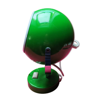 Lampe à poser Eyeball Space Age verte – années 70