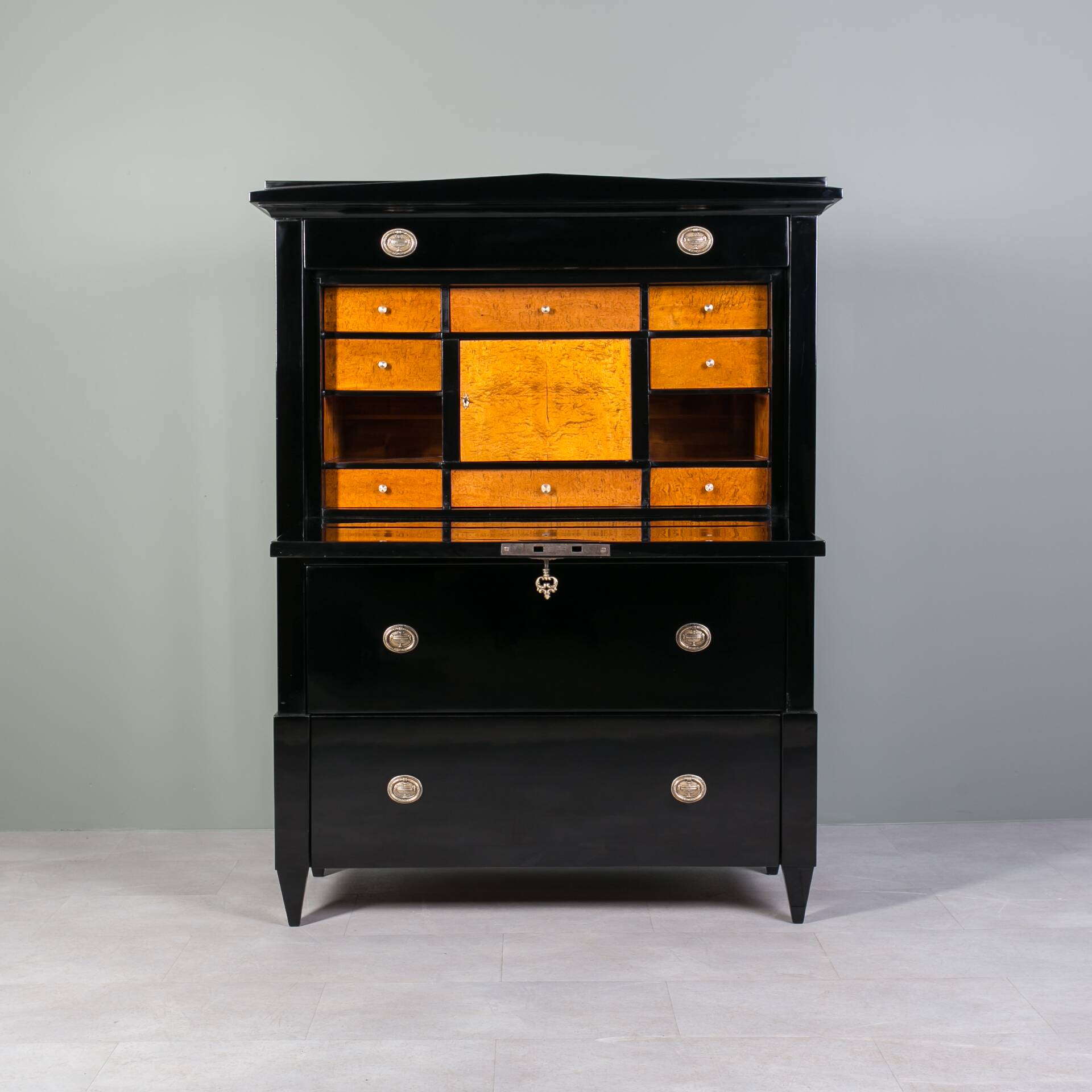 Biedermeier Secretary, Germany, 19th Century