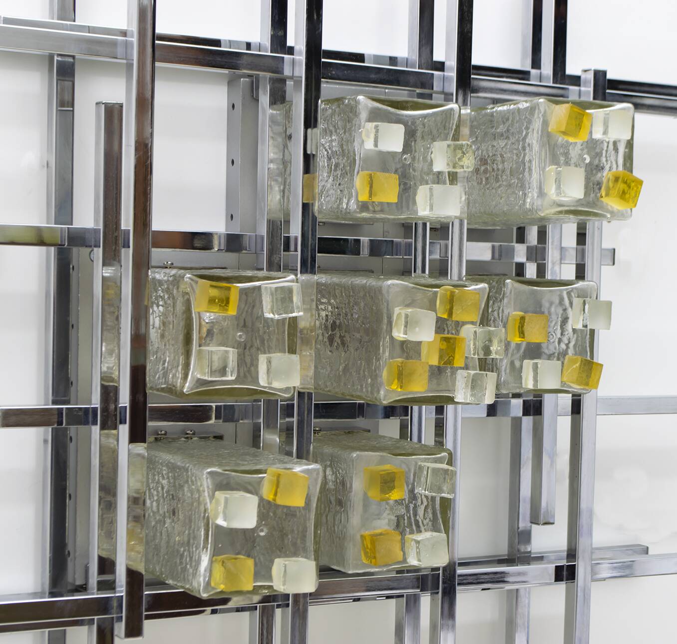 Albano Poli Mid-Century Modern Italian Single Sculture Sconce by Poliarte