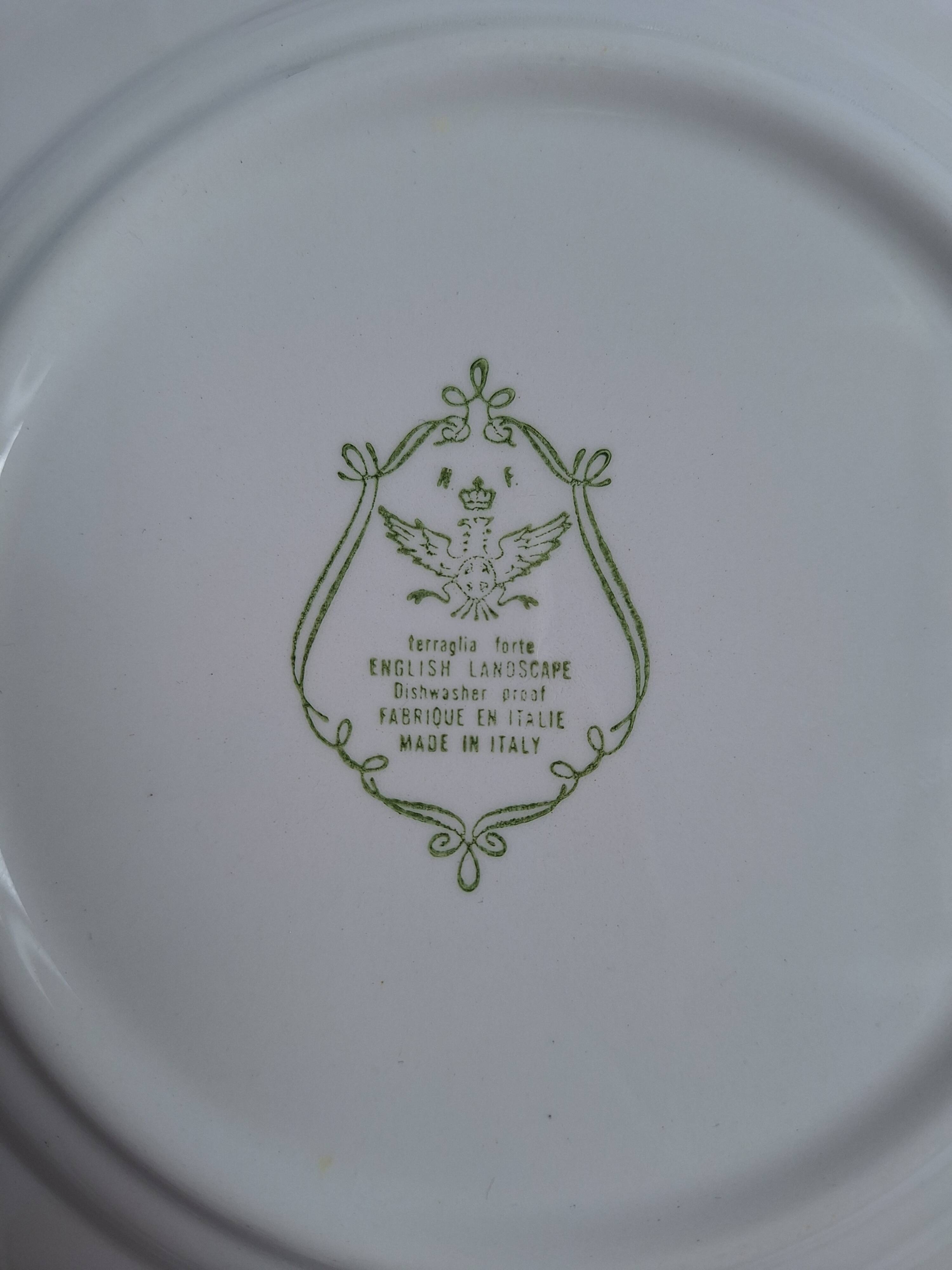 Vintage dessert plates